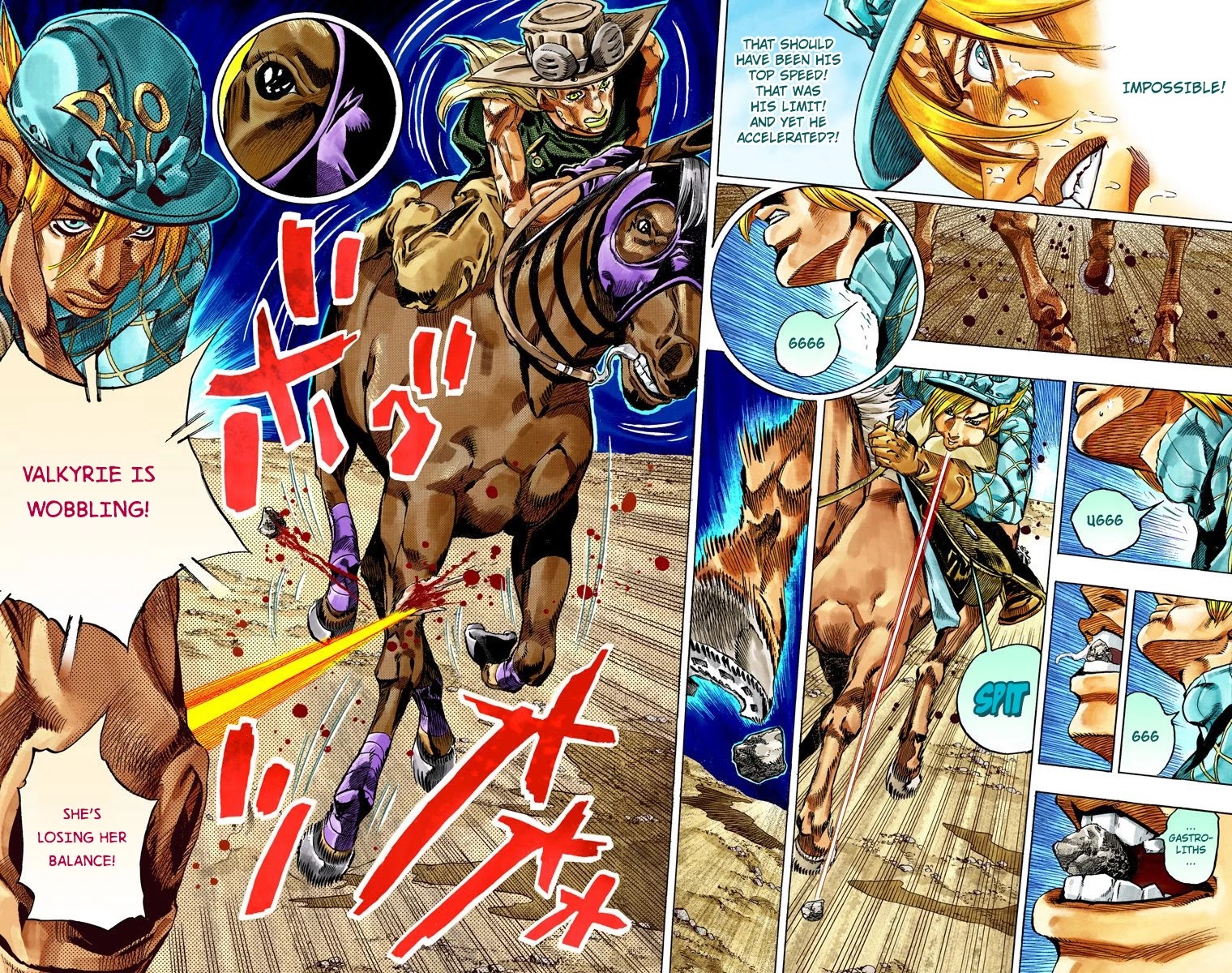 JoJo's Bizarre Adventure Part 7 - Steel Ball Run (Official Colored) Chapter 32 page 34 - Chapter 32: 3rd Stage Goal Canon City
