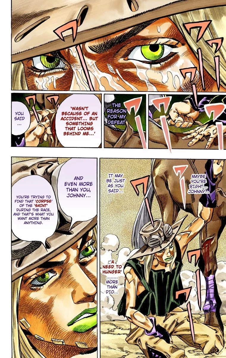 JoJo's Bizarre Adventure Part 7 - Steel Ball Run (Official Colored) Chapter 32 page 37 - Chapter 32: 3rd Stage Goal Canon City