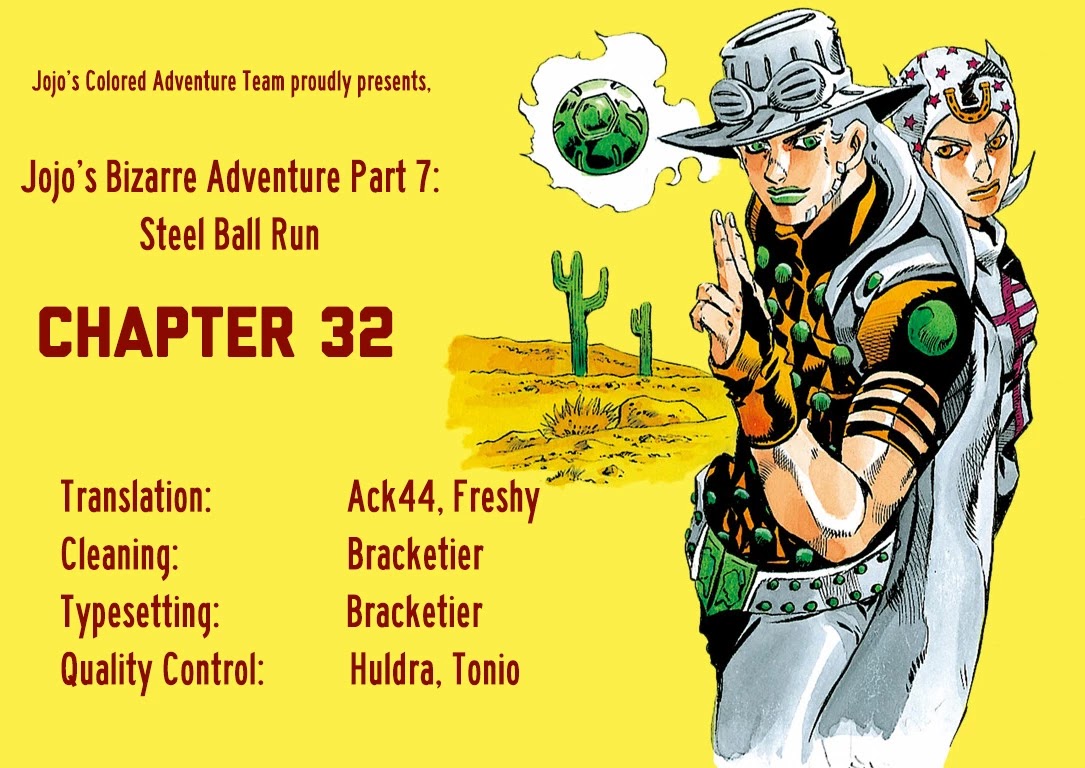 JoJo's Bizarre Adventure Part 7 - Steel Ball Run (Official Colored) Chapter 32 page 41 - Chapter 32: 3rd Stage Goal Canon City