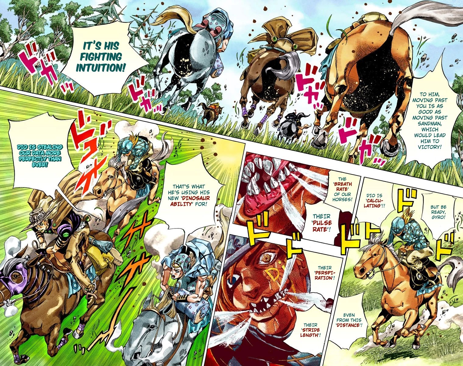 JoJo's Bizarre Adventure Part 7 - Steel Ball Run (Official Colored) Chapter 32 page 6 - Chapter 32: 3rd Stage Goal Canon City