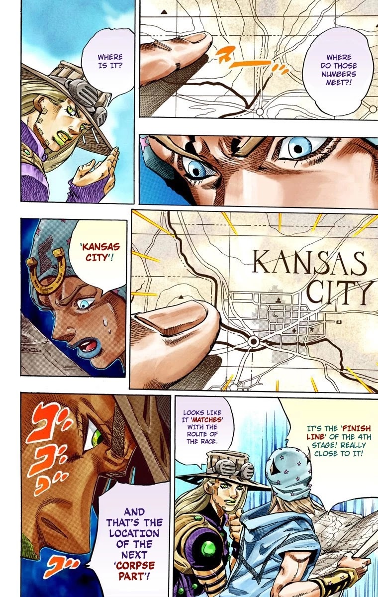 JoJo's Bizarre Adventure Part 7 - Steel Ball Run (Official Colored) Chapter 33 page 25 - Chapter 33: The True Man's World Part 1