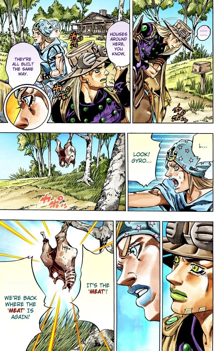 JoJo's Bizarre Adventure Part 7 - Steel Ball Run (Official Colored) Chapter 33 page 28 - Chapter 33: The True Man's World Part 1