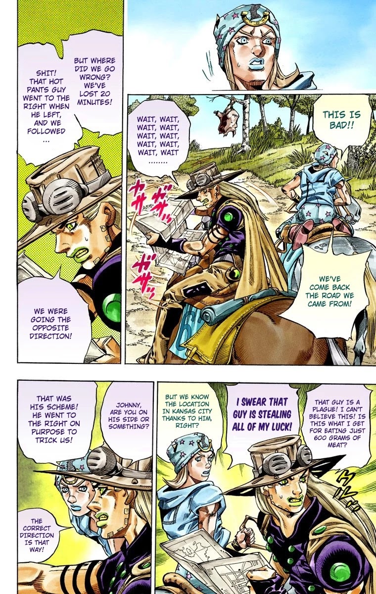 JoJo's Bizarre Adventure Part 7 - Steel Ball Run (Official Colored) Chapter 33 page 29 - Chapter 33: The True Man's World Part 1