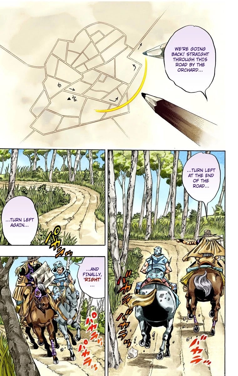 JoJo's Bizarre Adventure Part 7 - Steel Ball Run (Official Colored) Chapter 33 page 30 - Chapter 33: The True Man's World Part 1