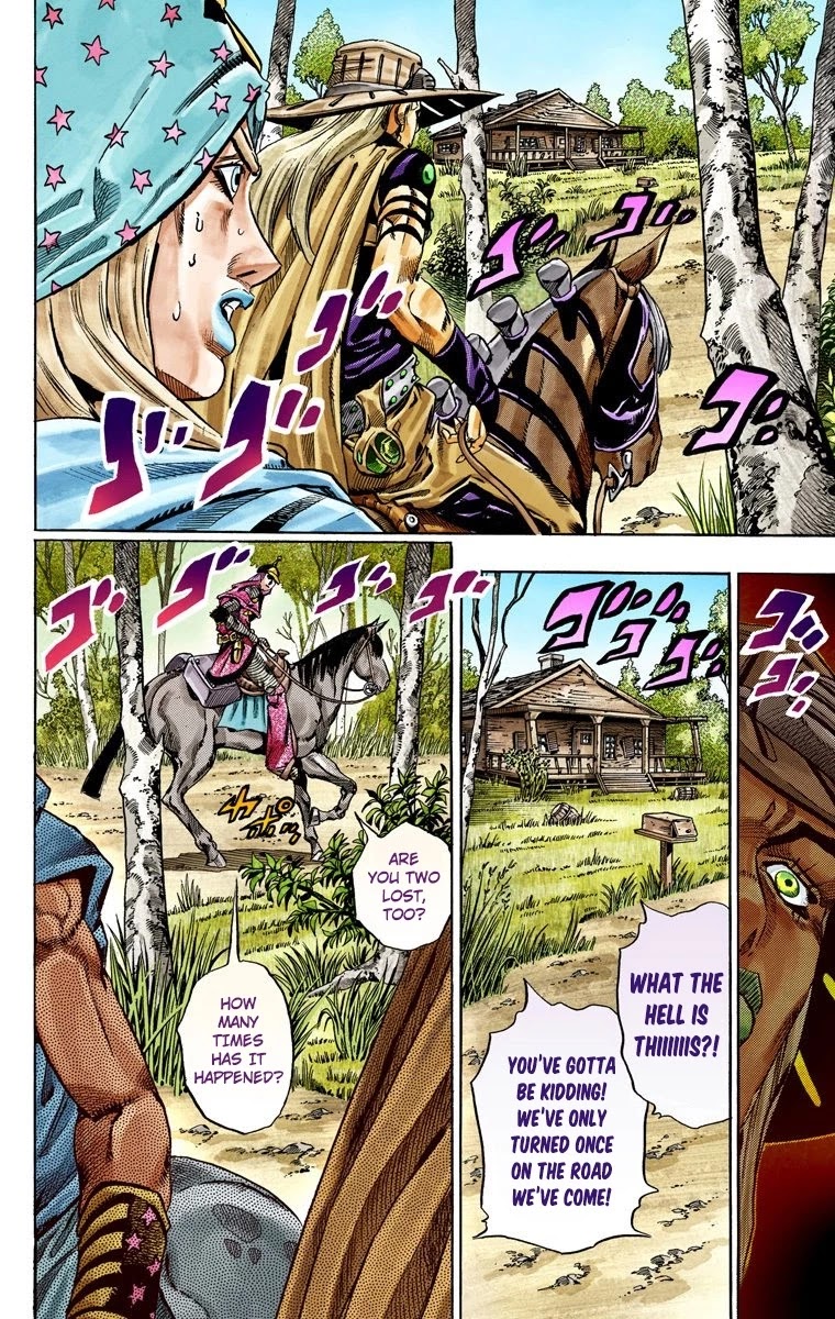 JoJo's Bizarre Adventure Part 7 - Steel Ball Run (Official Colored) Chapter 33 page 33 - Chapter 33: The True Man's World Part 1