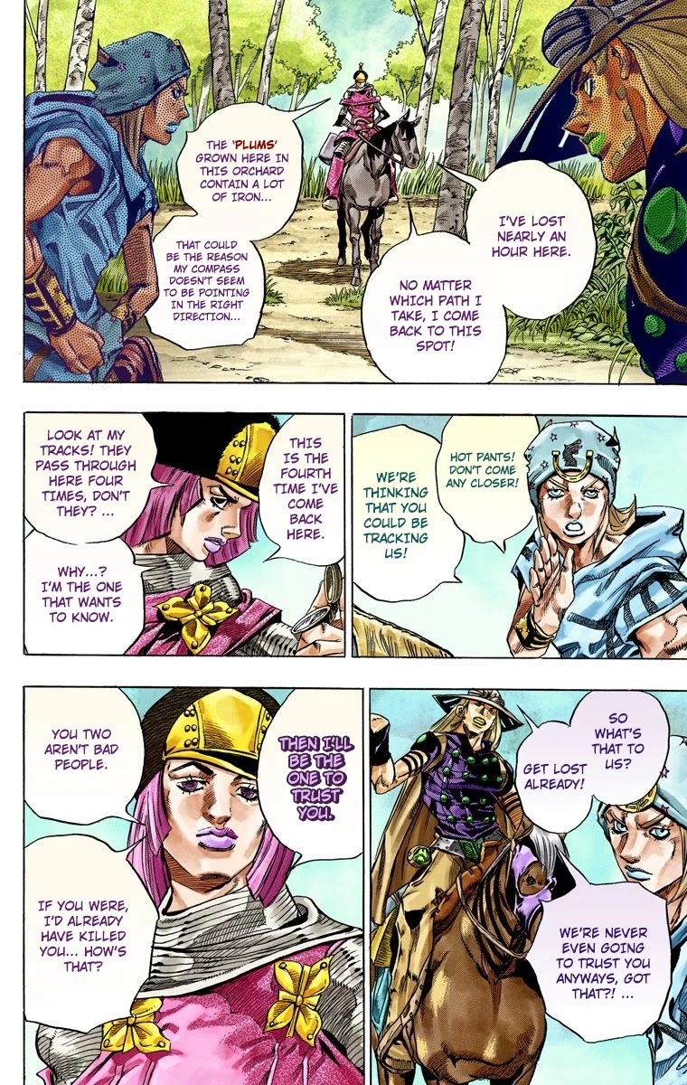 JoJo's Bizarre Adventure Part 7 - Steel Ball Run (Official Colored) Chapter 33 page 35 - Chapter 33: The True Man's World Part 1
