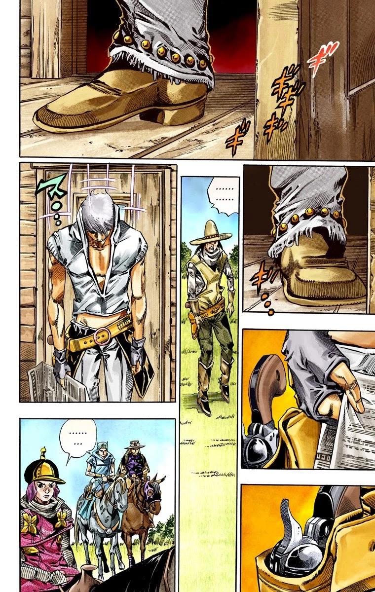 JoJo's Bizarre Adventure Part 7 - Steel Ball Run (Official Colored) Chapter 33 page 42 - Chapter 33: The True Man's World Part 1
