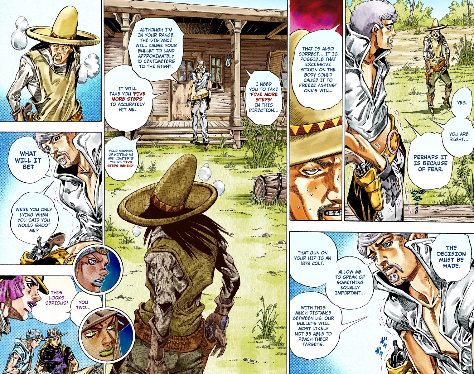 JoJo's Bizarre Adventure Part 7 - Steel Ball Run (Official Colored) Chapter 33 page 46 - Chapter 33: The True Man's World Part 1
