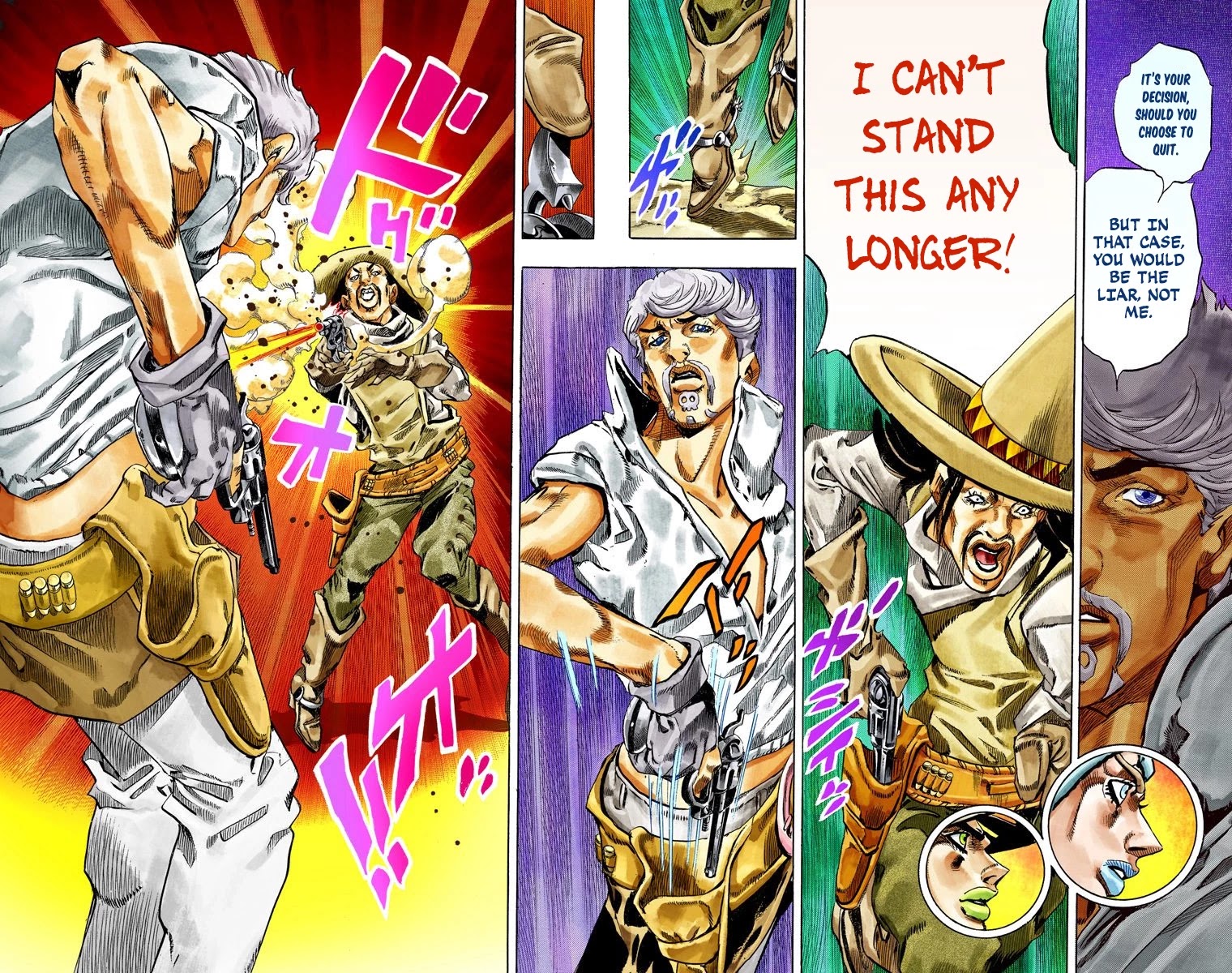 JoJo's Bizarre Adventure Part 7 - Steel Ball Run (Official Colored) Chapter 33 page 47 - Chapter 33: The True Man's World Part 1