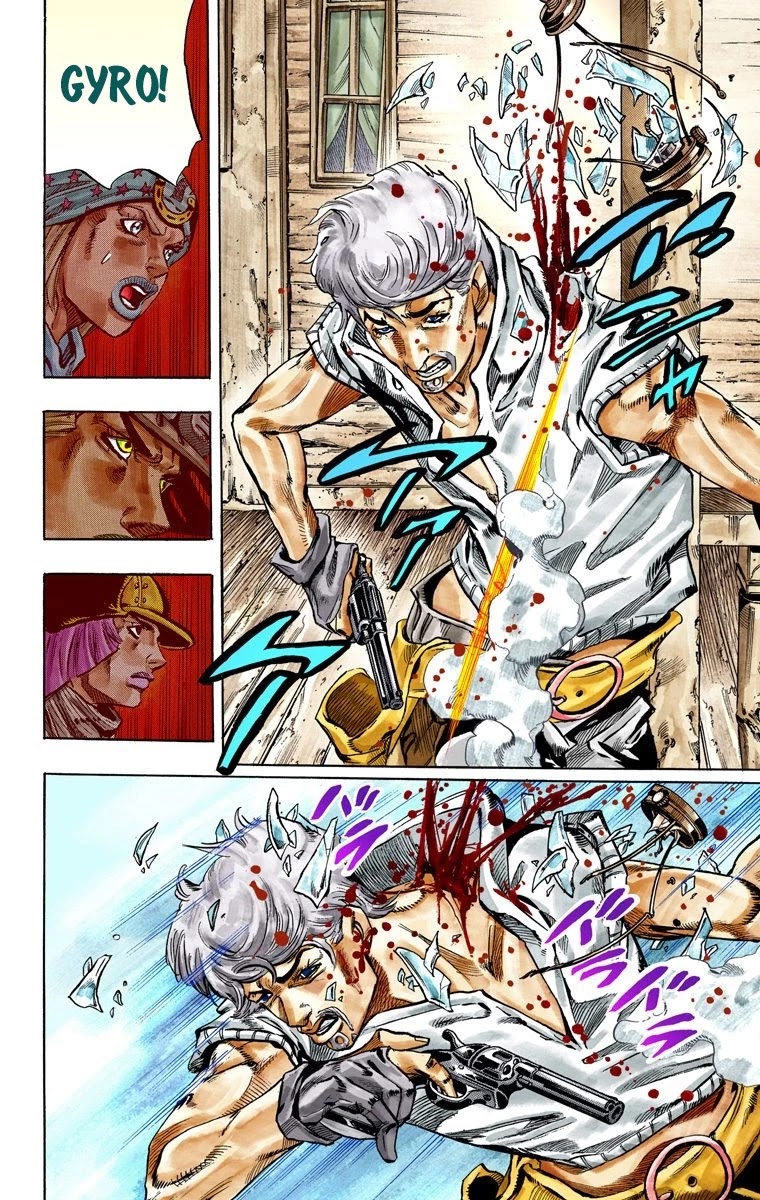 JoJo's Bizarre Adventure Part 7 - Steel Ball Run (Official Colored) Chapter 33 page 48 - Chapter 33: The True Man's World Part 1
