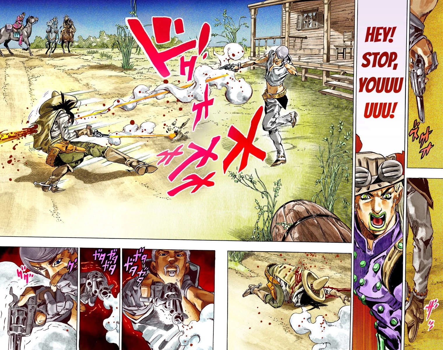 JoJo's Bizarre Adventure Part 7 - Steel Ball Run (Official Colored) Chapter 33 page 53 - Chapter 33: The True Man's World Part 1