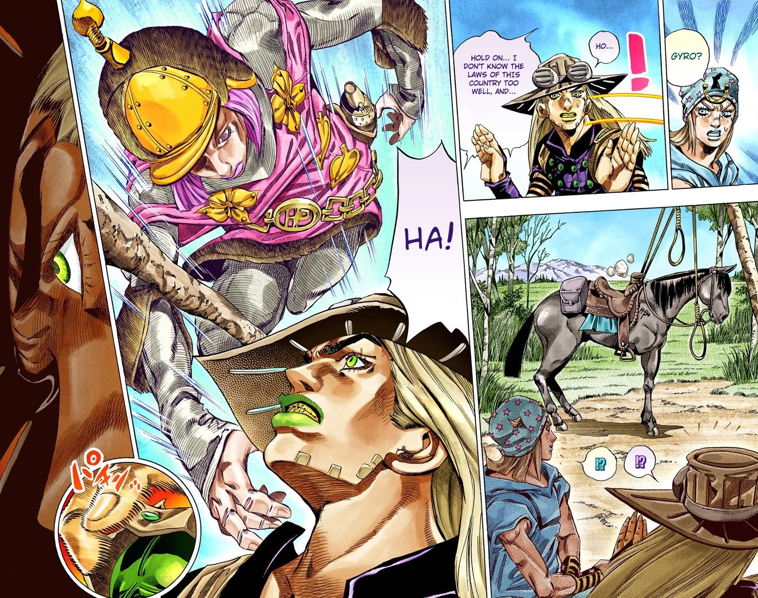 JoJo's Bizarre Adventure Part 7 - Steel Ball Run (Official Colored) Chapter 33 page 7 - Chapter 33: The True Man's World Part 1