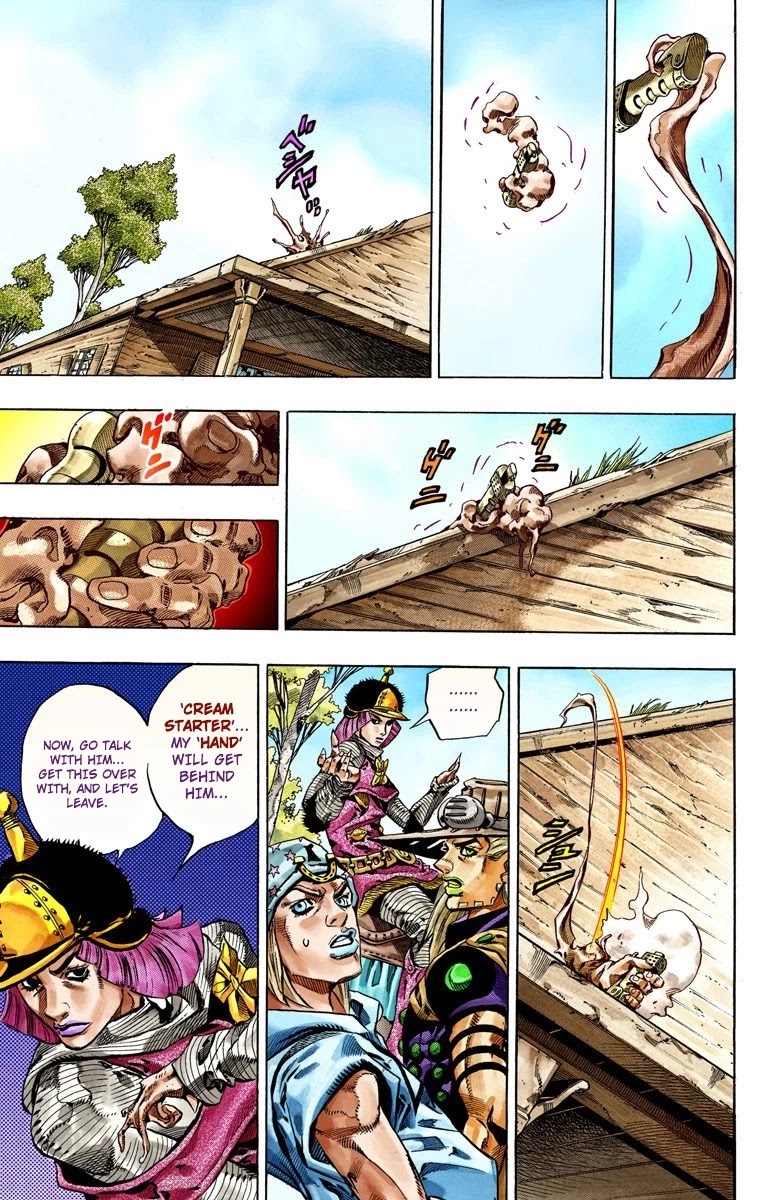 JoJo's Bizarre Adventure Part 7 - Steel Ball Run (Official Colored) Chapter 34 page 17 - Chapter 34: The True Man's World Part 2