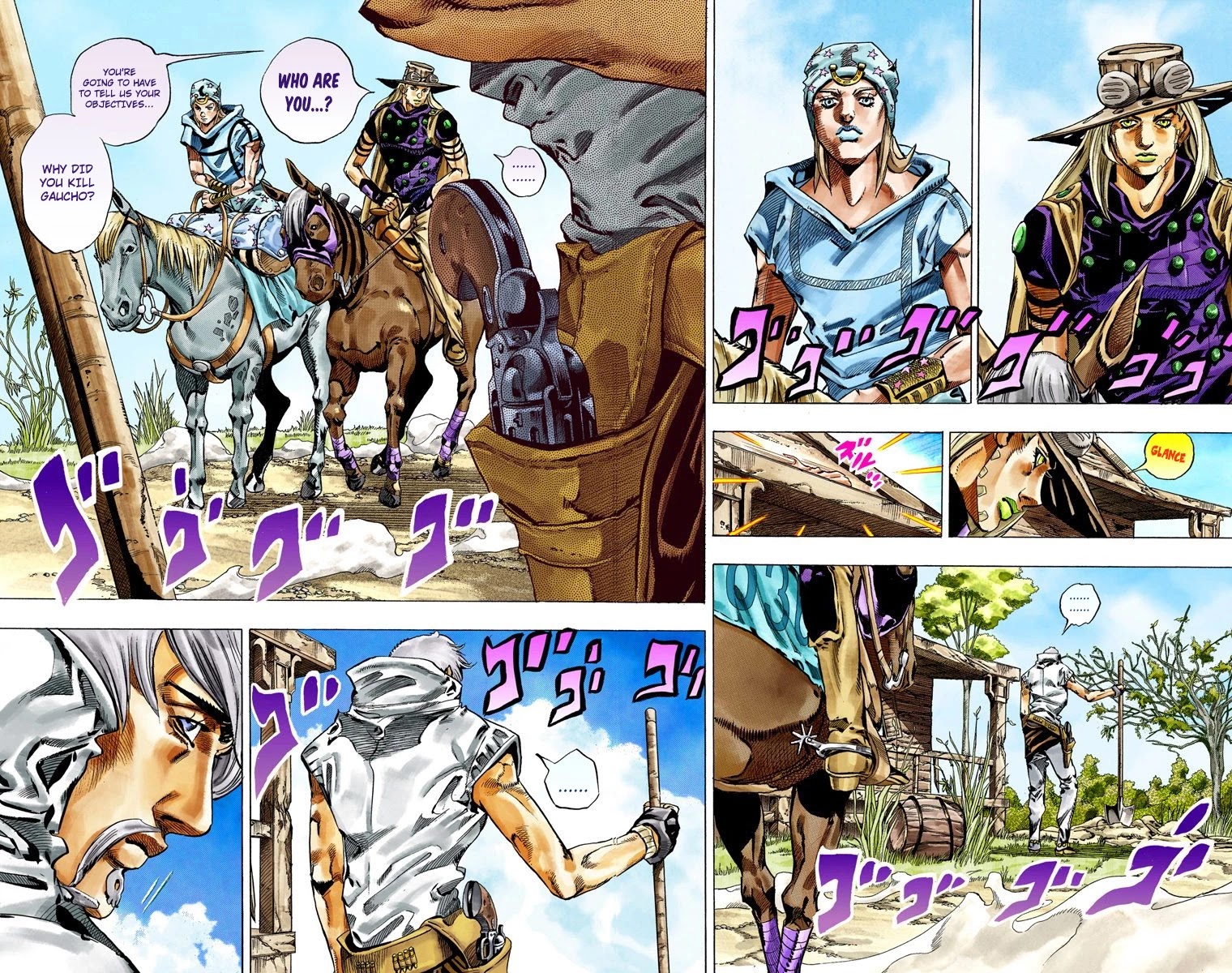 JoJo's Bizarre Adventure Part 7 - Steel Ball Run (Official Colored) Chapter 34 page 20 - Chapter 34: The True Man's World Part 2