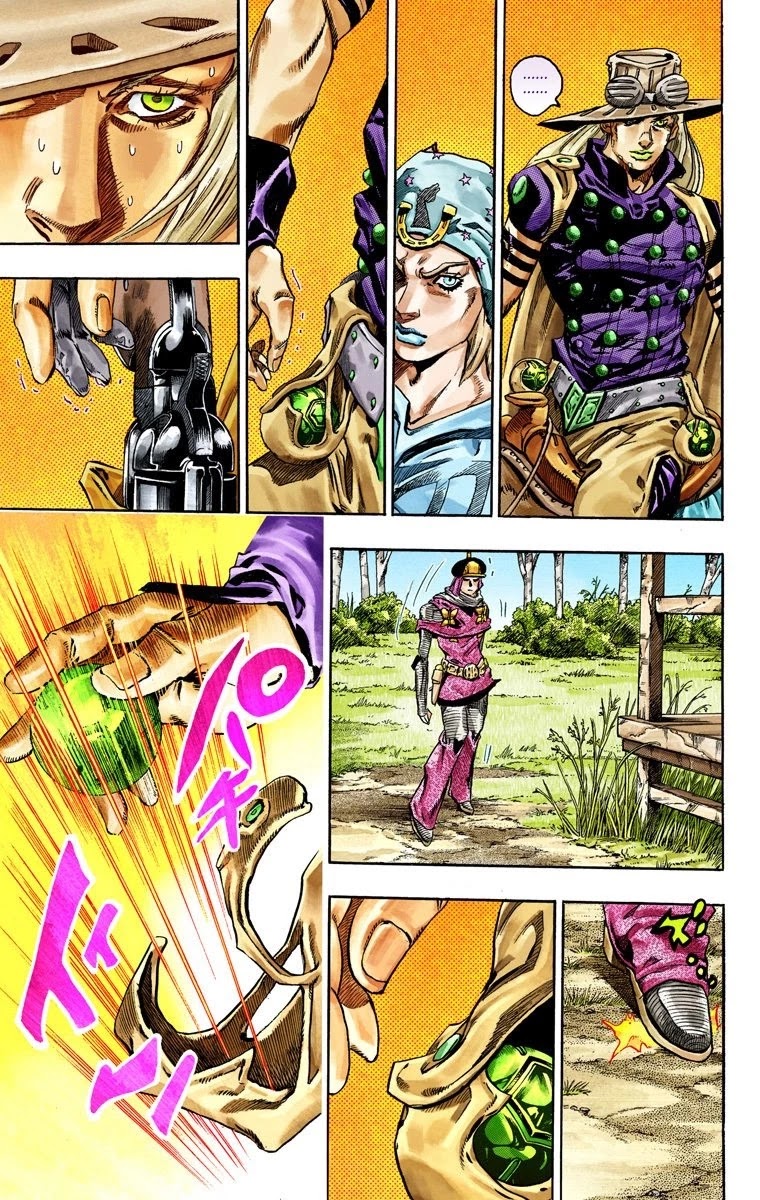 JoJo's Bizarre Adventure Part 7 - Steel Ball Run (Official Colored) Chapter 34 page 25 - Chapter 34: The True Man's World Part 2
