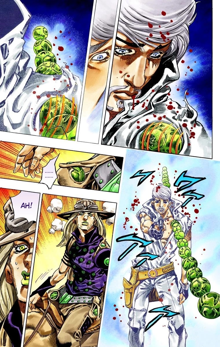 JoJo's Bizarre Adventure Part 7 - Steel Ball Run (Official Colored) Chapter 34 page 27 - Chapter 34: The True Man's World Part 2