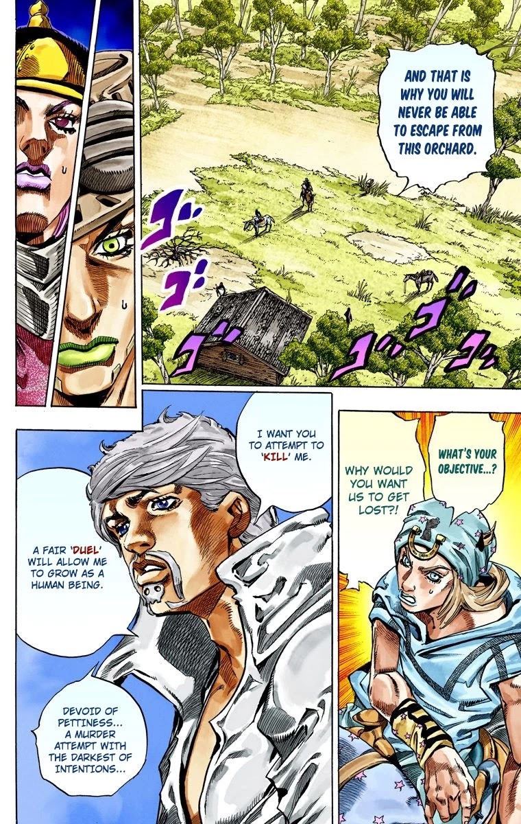 JoJo's Bizarre Adventure Part 7 - Steel Ball Run (Official Colored) Chapter 34 page 31 - Chapter 34: The True Man's World Part 2