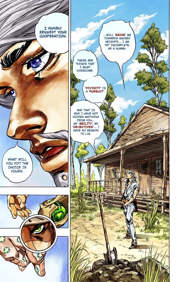 JoJo's Bizarre Adventure Part 7 - Steel Ball Run (Official Colored) Chapter 34 page 32 - Chapter 34: The True Man's World Part 2