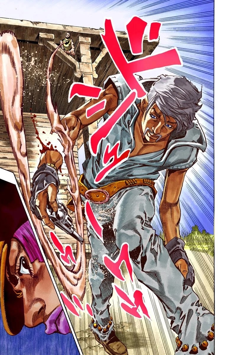 JoJo's Bizarre Adventure Part 7 - Steel Ball Run (Official Colored) Chapter 34 page 34 - Chapter 34: The True Man's World Part 2