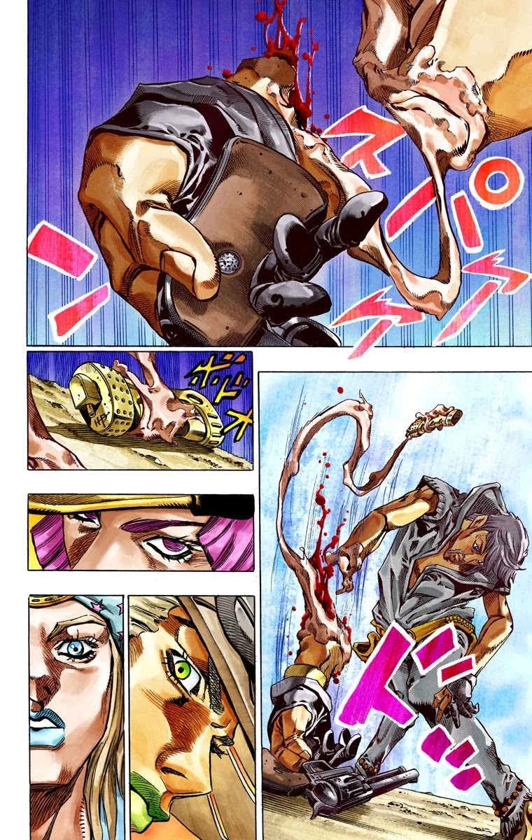 JoJo's Bizarre Adventure Part 7 - Steel Ball Run (Official Colored) Chapter 34 page 35 - Chapter 34: The True Man's World Part 2