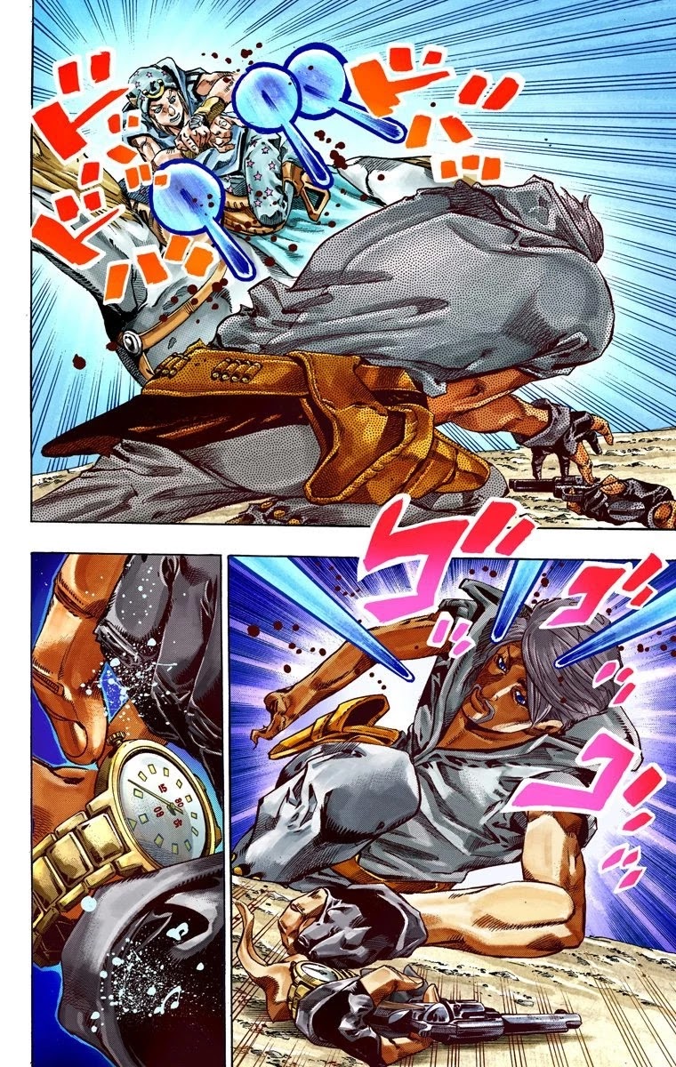 JoJo's Bizarre Adventure Part 7 - Steel Ball Run (Official Colored) Chapter 34 page 37 - Chapter 34: The True Man's World Part 2