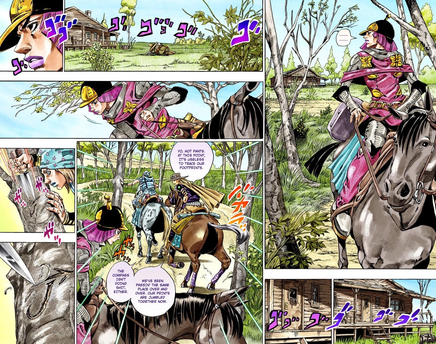 JoJo's Bizarre Adventure Part 7 - Steel Ball Run (Official Colored) Chapter 34 page 4 - Chapter 34: The True Man's World Part 2