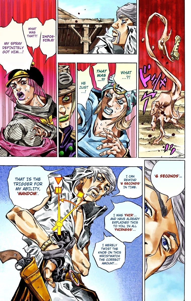 JoJo's Bizarre Adventure Part 7 - Steel Ball Run (Official Colored) Chapter 34 page 40 - Chapter 34: The True Man's World Part 2