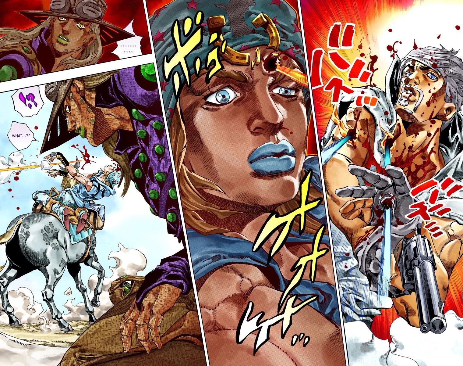 JoJo's Bizarre Adventure Part 7 - Steel Ball Run (Official Colored) Chapter 34 page 44 - Chapter 34: The True Man's World Part 2