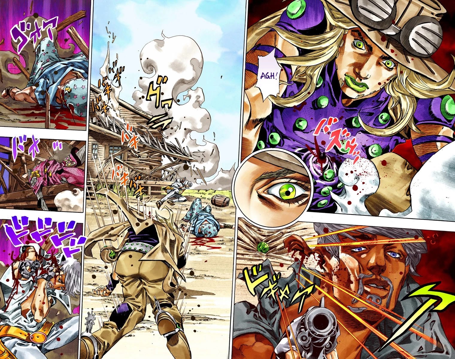 JoJo's Bizarre Adventure Part 7 - Steel Ball Run (Official Colored) Chapter 34 page 48 - Chapter 34: The True Man's World Part 2