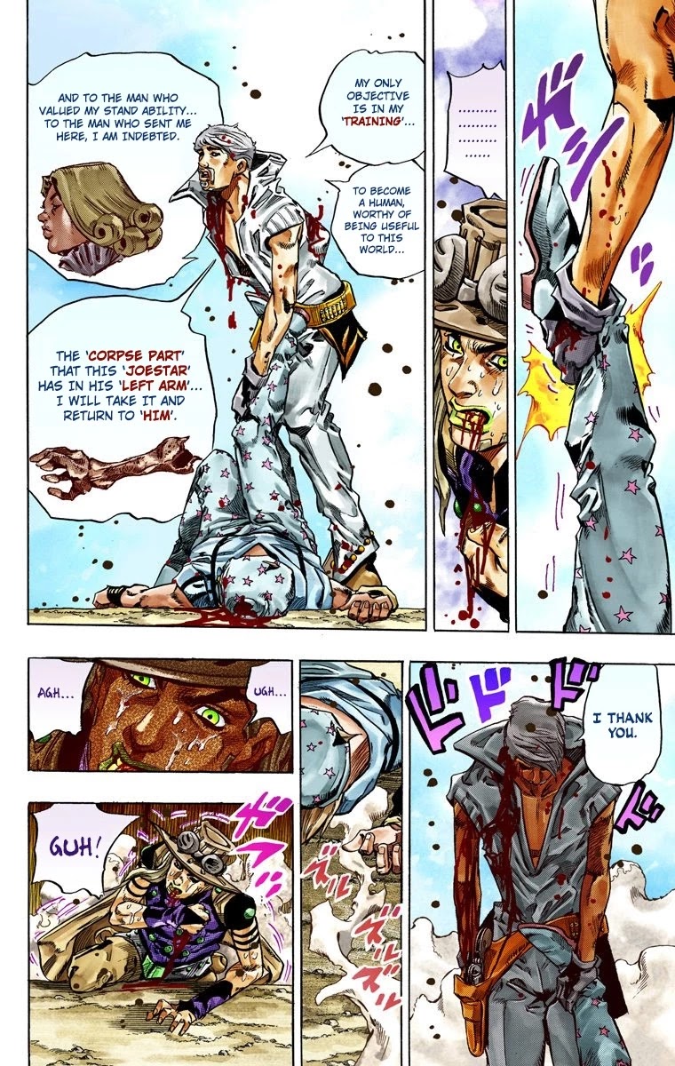 JoJo's Bizarre Adventure Part 7 - Steel Ball Run (Official Colored) Chapter 34 page 51 - Chapter 34: The True Man's World Part 2