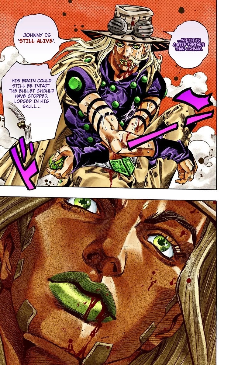 JoJo's Bizarre Adventure Part 7 - Steel Ball Run (Official Colored) Chapter 34 page 54 - Chapter 34: The True Man's World Part 2