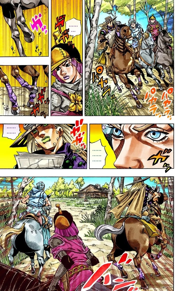 JoJo's Bizarre Adventure Part 7 - Steel Ball Run (Official Colored) Chapter 34 page 6 - Chapter 34: The True Man's World Part 2
