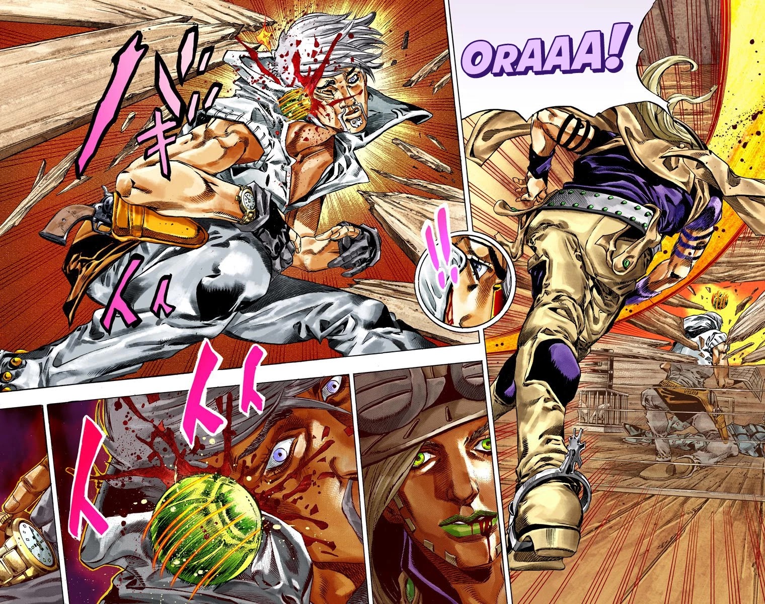 JoJo's Bizarre Adventure Part 7 - Steel Ball Run (Official Colored) Chapter 35 page 21 - Chapter 35: The True Man's World Part 3