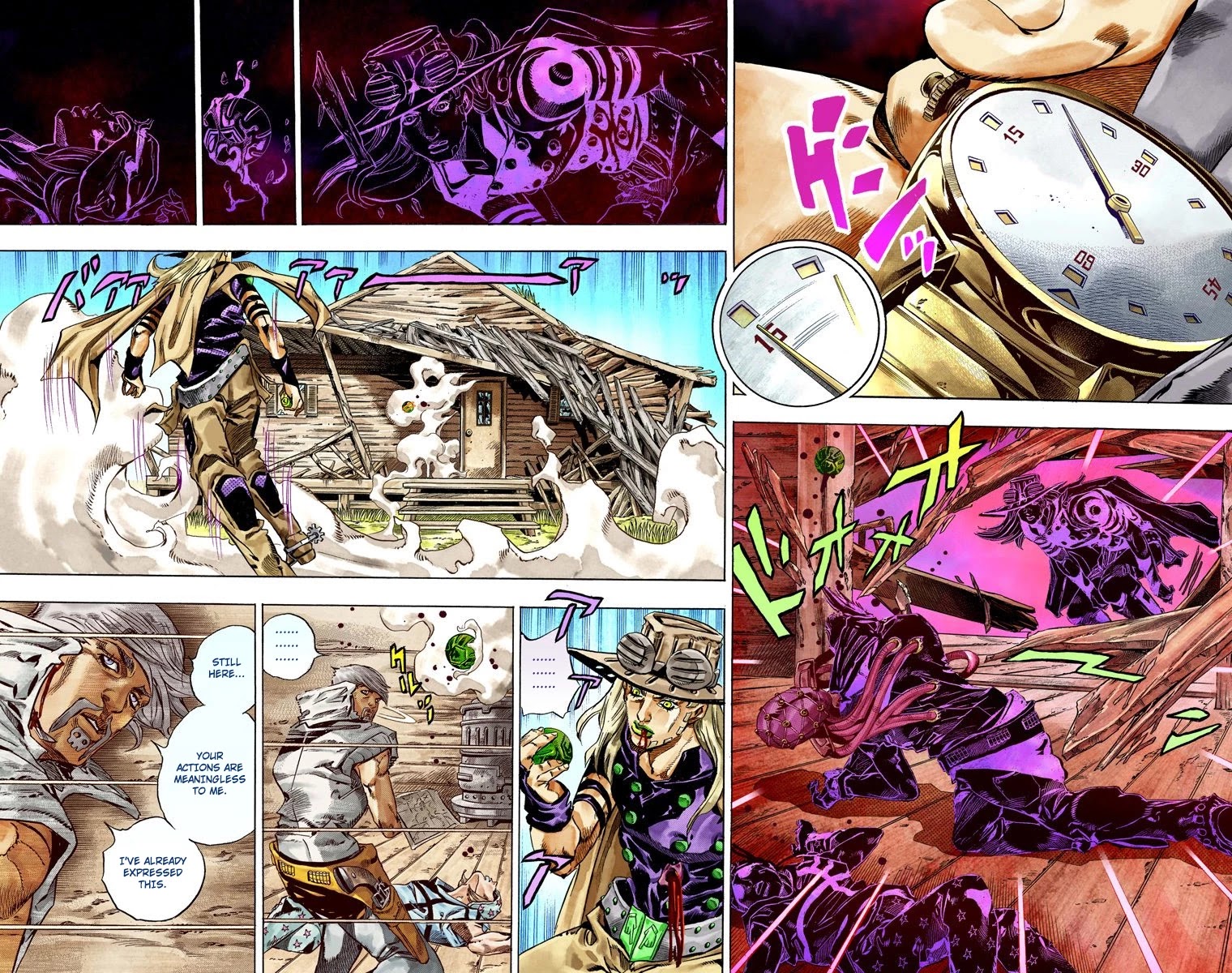 JoJo's Bizarre Adventure Part 7 - Steel Ball Run (Official Colored) Chapter 35 page 22 - Chapter 35: The True Man's World Part 3