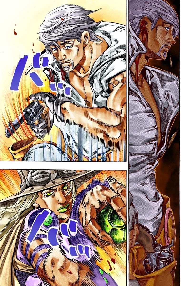 JoJo's Bizarre Adventure Part 7 - Steel Ball Run (Official Colored) Chapter 35 page 29 - Chapter 35: The True Man's World Part 3