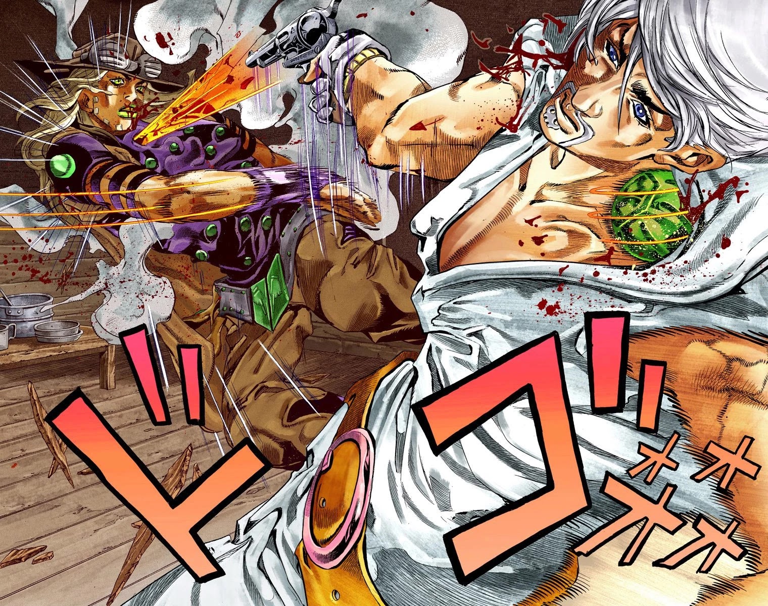 JoJo's Bizarre Adventure Part 7 - Steel Ball Run (Official Colored) Chapter 35 page 30 - Chapter 35: The True Man's World Part 3
