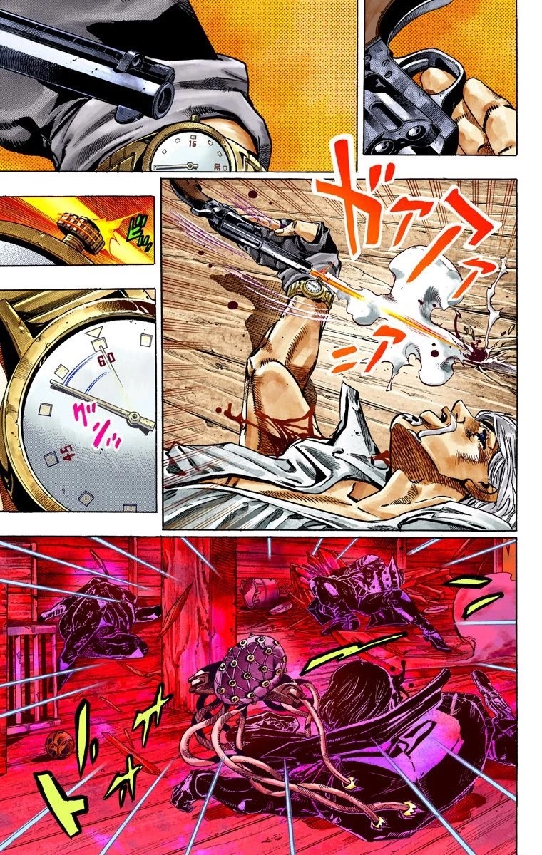 JoJo's Bizarre Adventure Part 7 - Steel Ball Run (Official Colored) Chapter 35 page 33 - Chapter 35: The True Man's World Part 3