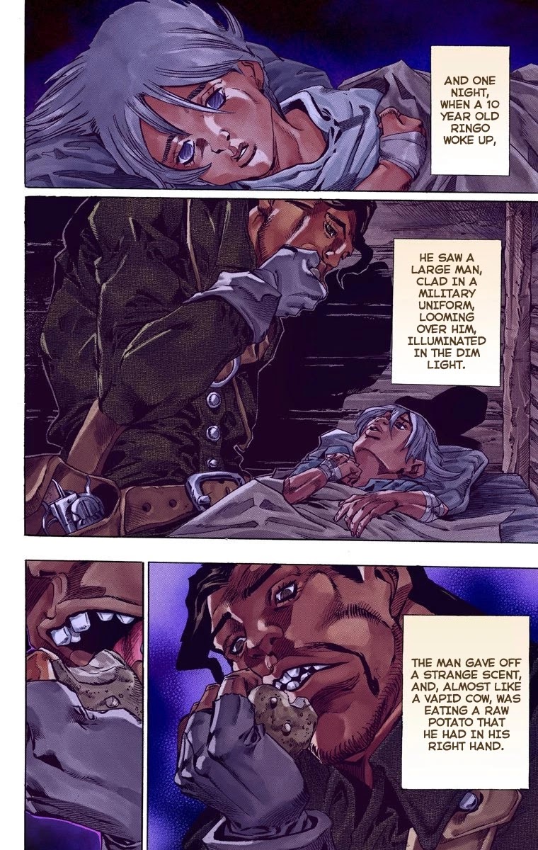 JoJo's Bizarre Adventure Part 7 - Steel Ball Run (Official Colored) Chapter 35 page 4 - Chapter 35: The True Man's World Part 3