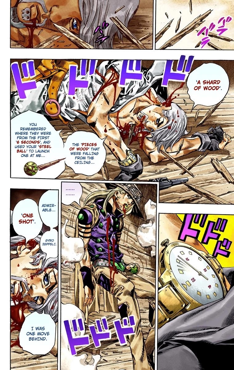 JoJo's Bizarre Adventure Part 7 - Steel Ball Run (Official Colored) Chapter 35 page 41 - Chapter 35: The True Man's World Part 3