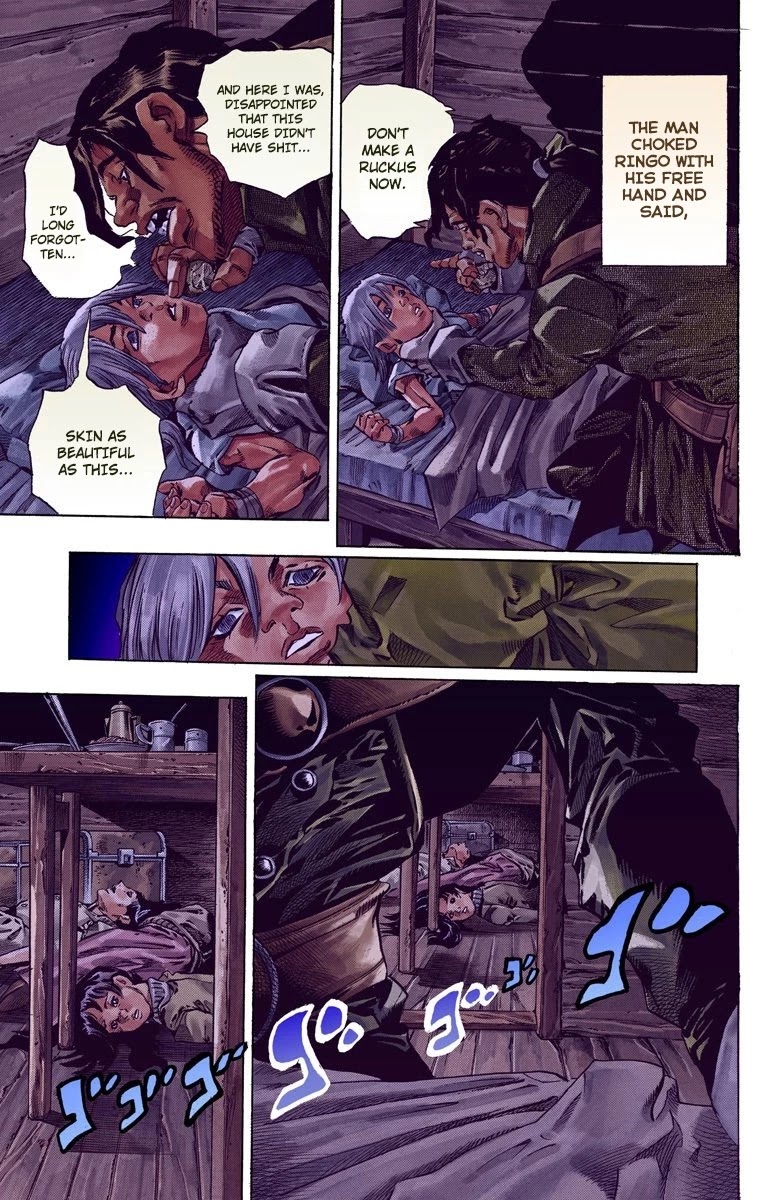 JoJo's Bizarre Adventure Part 7 - Steel Ball Run (Official Colored) Chapter 35 page 5 - Chapter 35: The True Man's World Part 3