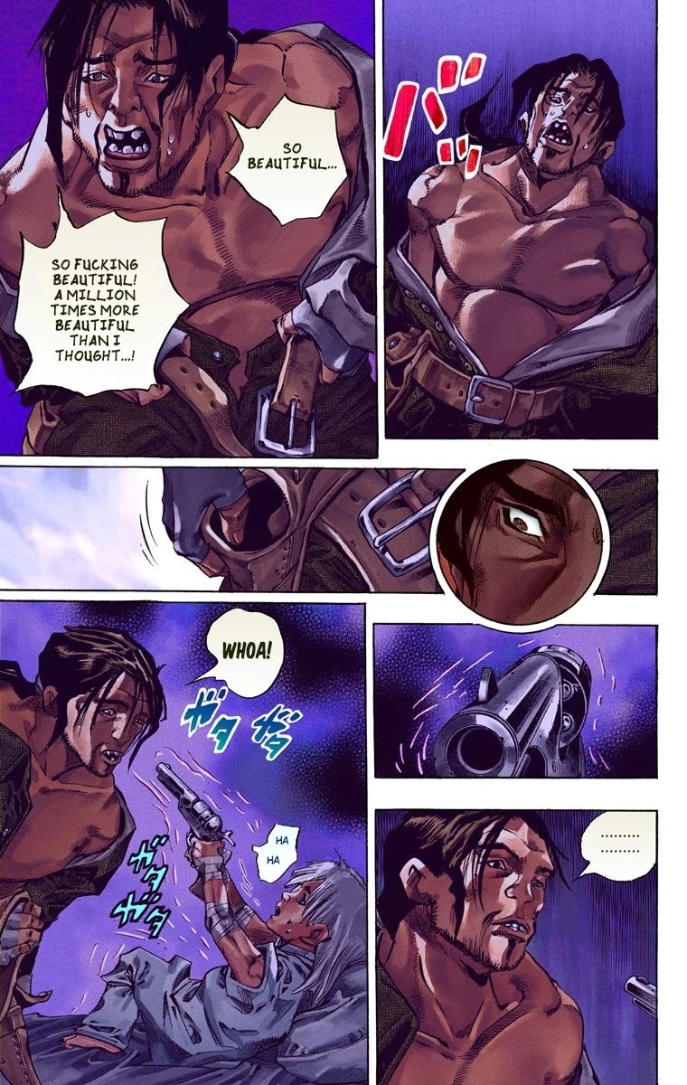 JoJo's Bizarre Adventure Part 7 - Steel Ball Run (Official Colored) Chapter 35 page 7 - Chapter 35: The True Man's World Part 3