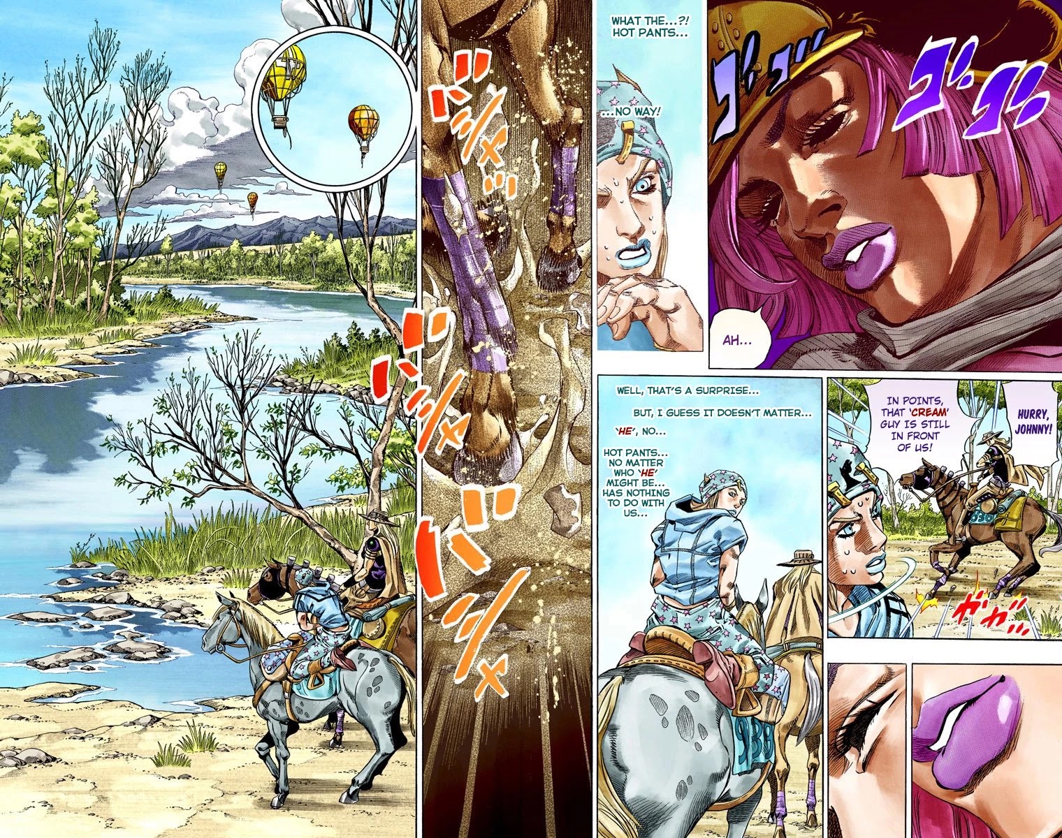 JoJo's Bizarre Adventure Part 7 - Steel Ball Run (Official Colored) Chapter 36 page 10 - Chapter 36: The Green Tombstone Part 1