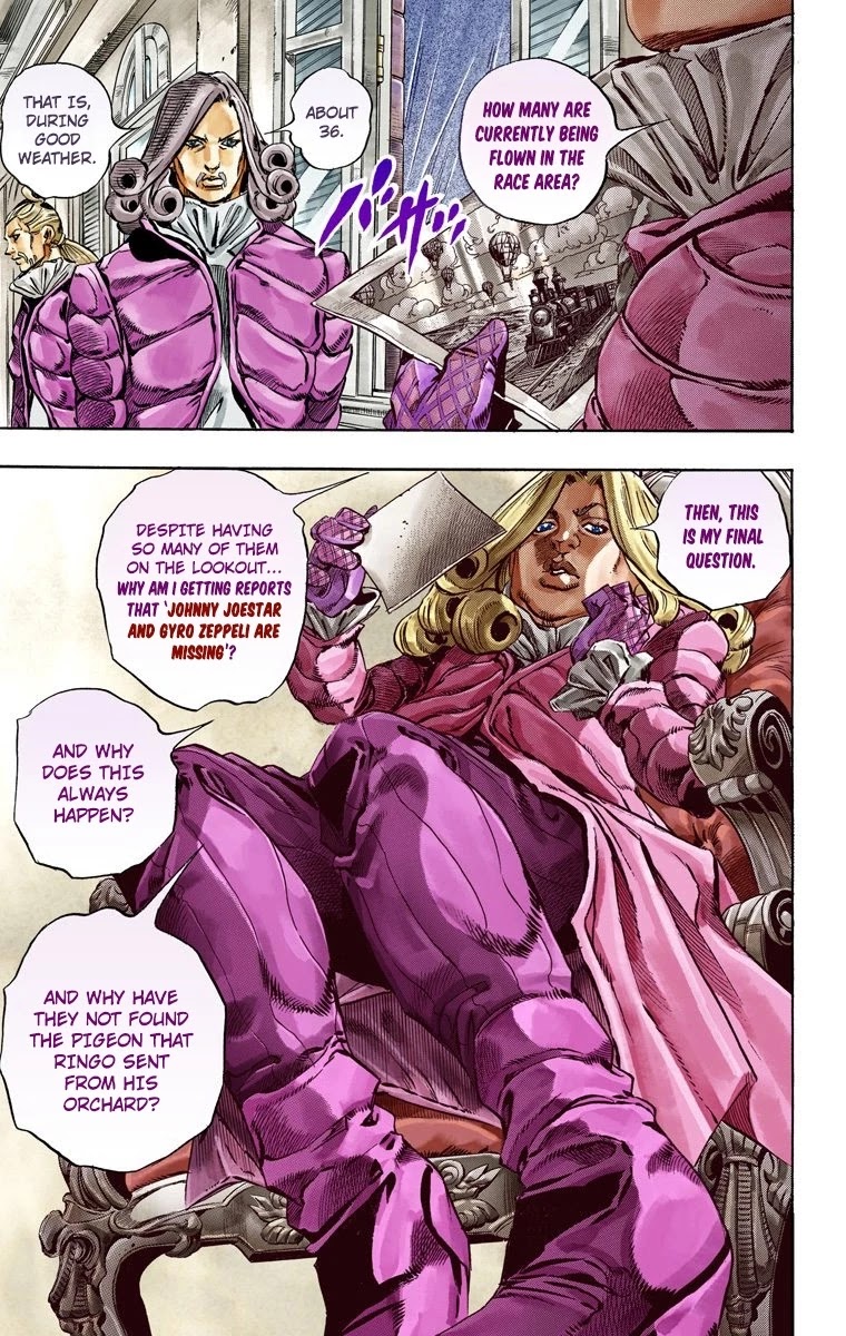 JoJo's Bizarre Adventure Part 7 - Steel Ball Run (Official Colored) Chapter 36 page 20 - Chapter 36: The Green Tombstone Part 1