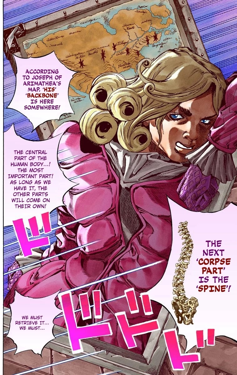 JoJo's Bizarre Adventure Part 7 - Steel Ball Run (Official Colored) Chapter 36 page 23 - Chapter 36: The Green Tombstone Part 1