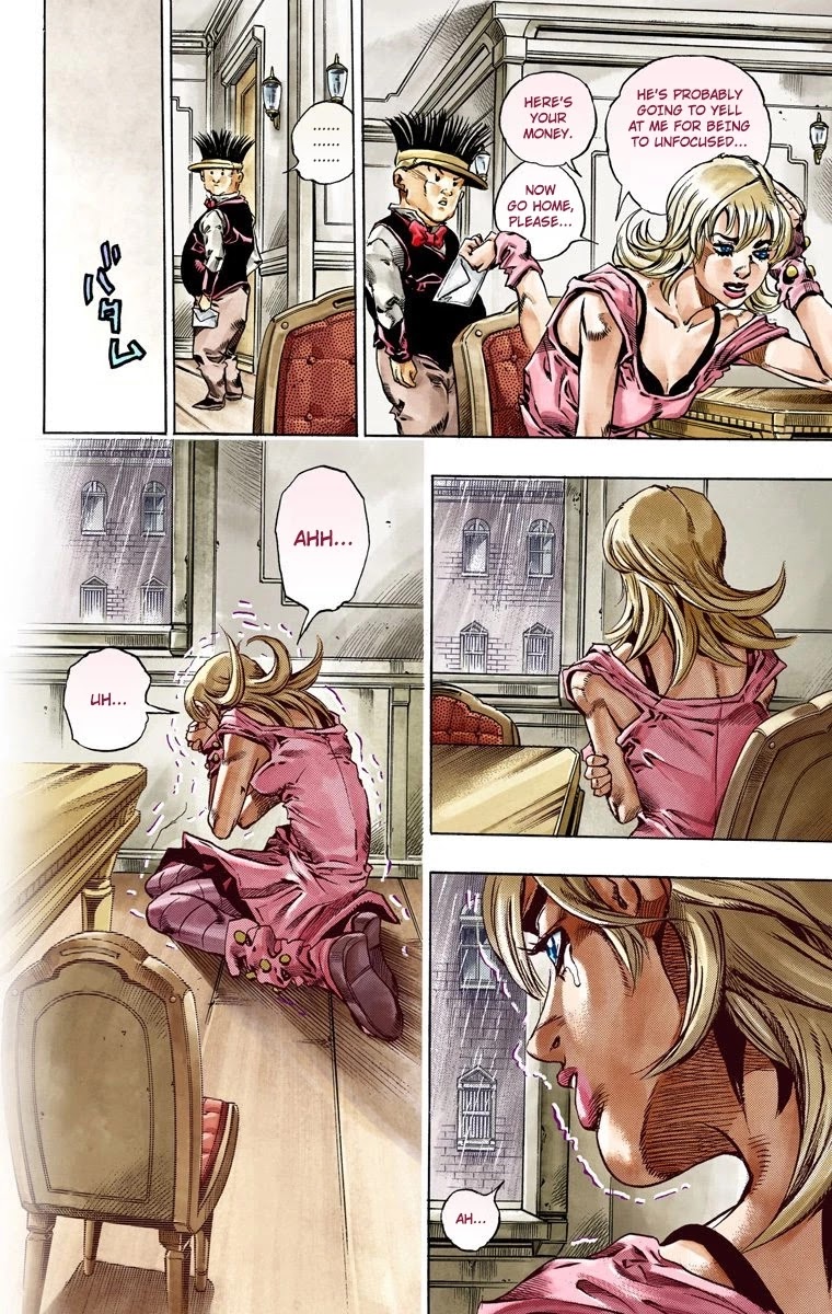 JoJo's Bizarre Adventure Part 7 - Steel Ball Run (Official Colored) Chapter 36 page 27 - Chapter 36: The Green Tombstone Part 1