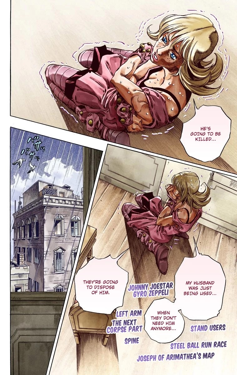 JoJo's Bizarre Adventure Part 7 - Steel Ball Run (Official Colored) Chapter 36 page 29 - Chapter 36: The Green Tombstone Part 1