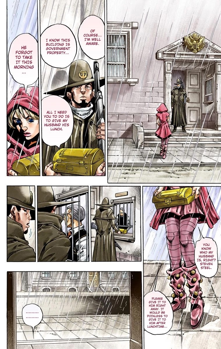 JoJo's Bizarre Adventure Part 7 - Steel Ball Run (Official Colored) Chapter 36 page 31 - Chapter 36: The Green Tombstone Part 1