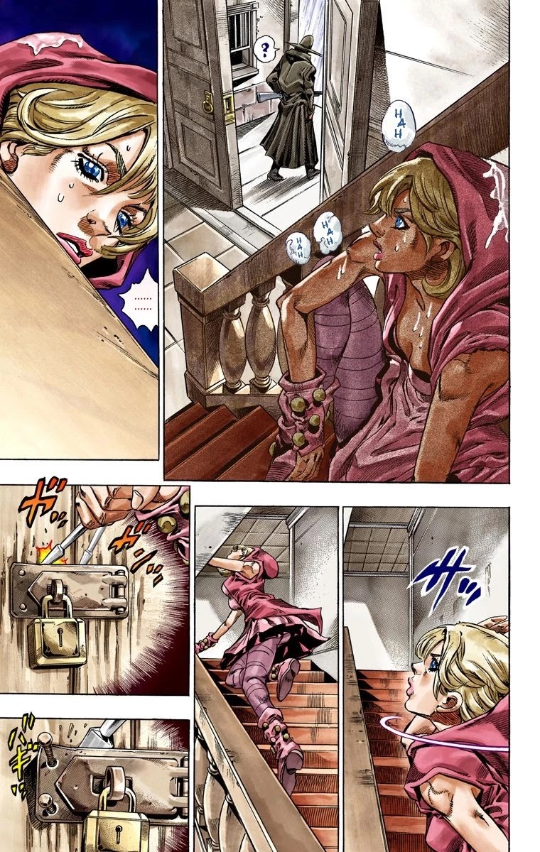 JoJo's Bizarre Adventure Part 7 - Steel Ball Run (Official Colored) Chapter 36 page 32 - Chapter 36: The Green Tombstone Part 1