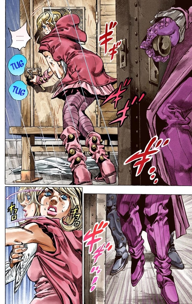 JoJo's Bizarre Adventure Part 7 - Steel Ball Run (Official Colored) Chapter 36 page 35 - Chapter 36: The Green Tombstone Part 1