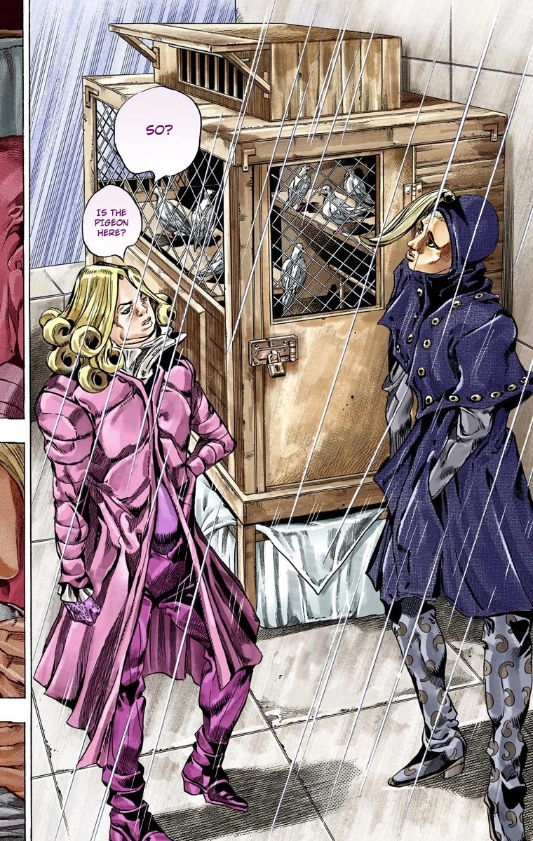JoJo's Bizarre Adventure Part 7 - Steel Ball Run (Official Colored) Chapter 36 page 37 - Chapter 36: The Green Tombstone Part 1